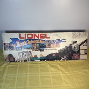 Lionel 6-1661 Rock Island Line Train Set Big 027 Scale Inserts Complete